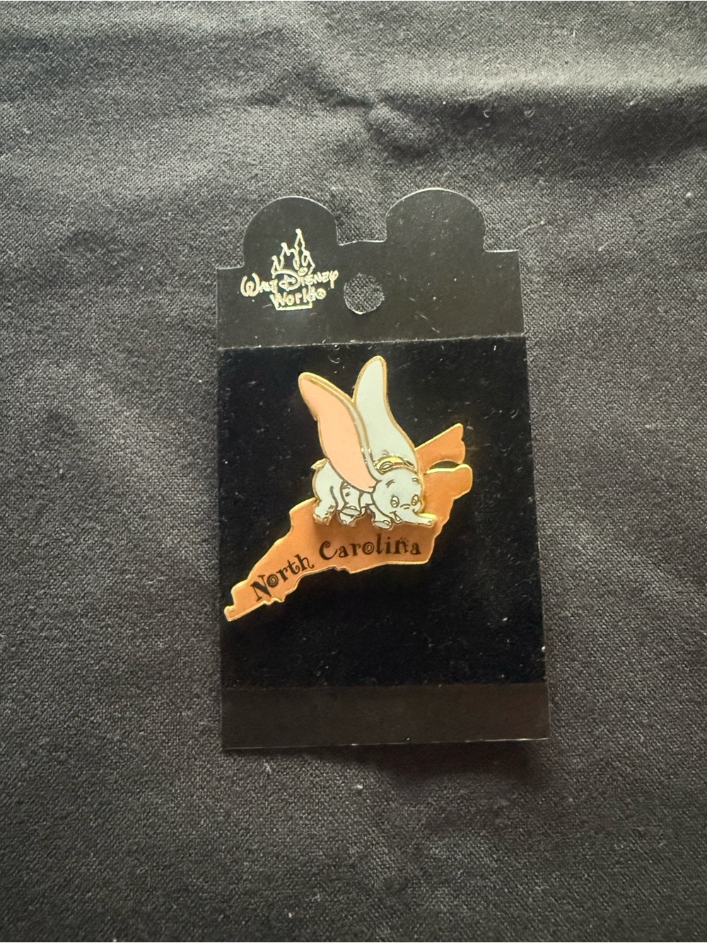 Walt Disney World North Carolina Dumbo Enamel Pin